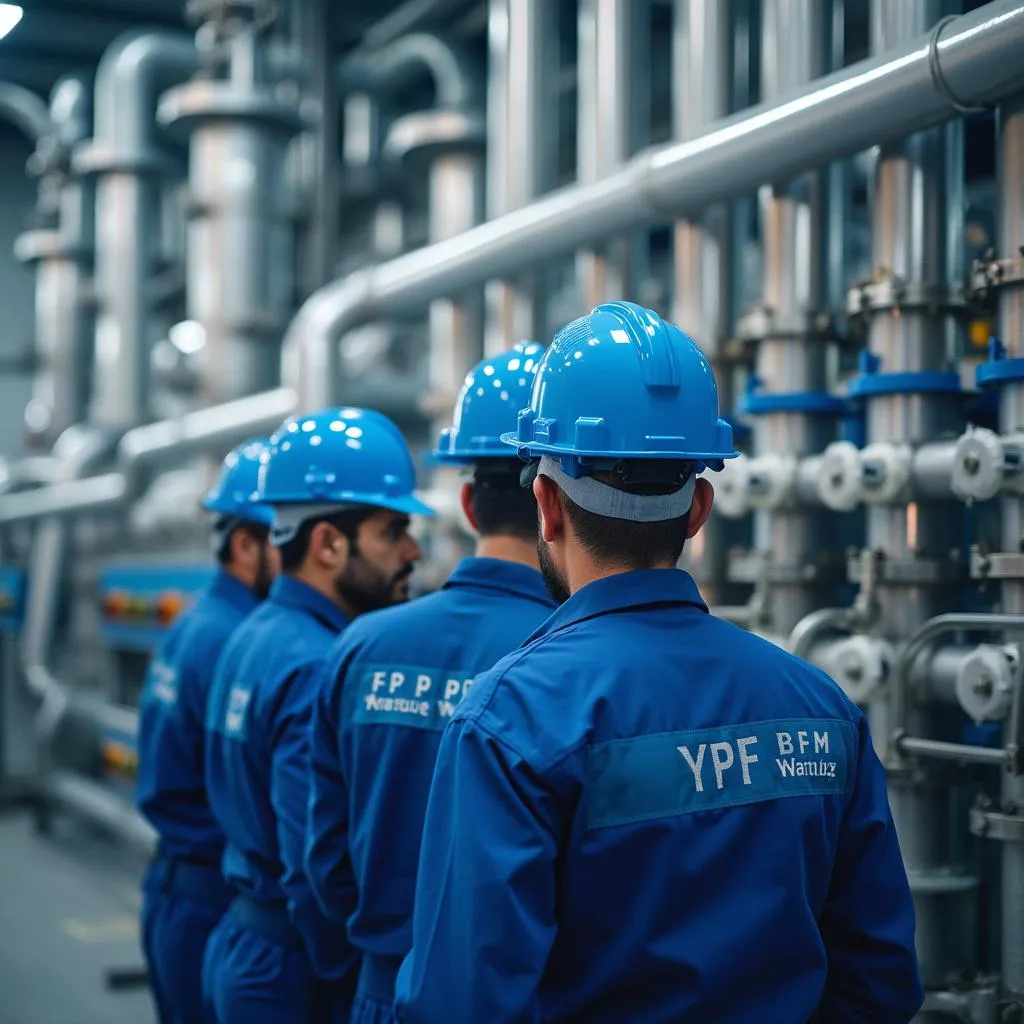 Equipo técnico de YPF