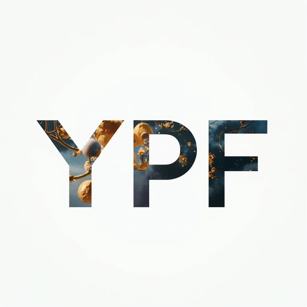 Logo YPF blanco