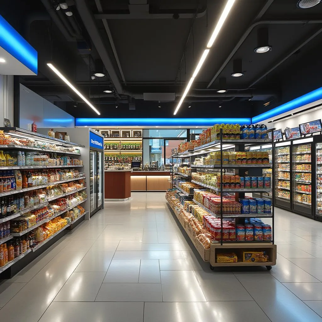 Interior de tienda FULL de YPF
